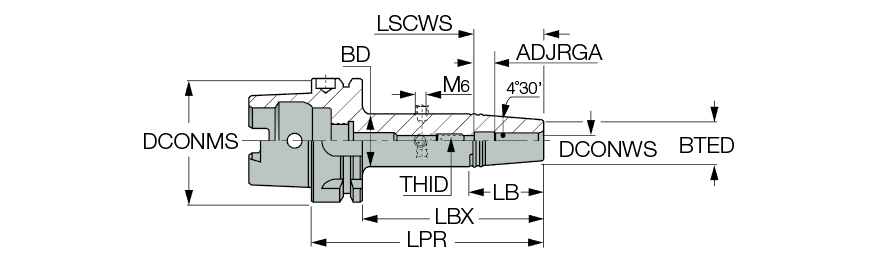 HSK A63 SRKIN3/8X3.346