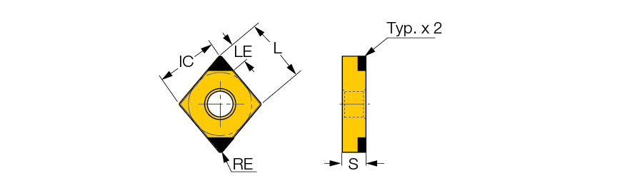 CNGA 120408-R2 IB20H