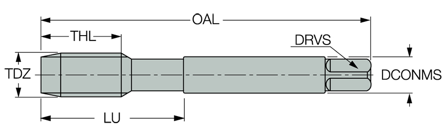 TPSN UNC 9/16-12-M HETI
