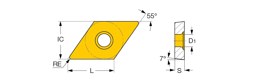DCMT 11T304 IC20N